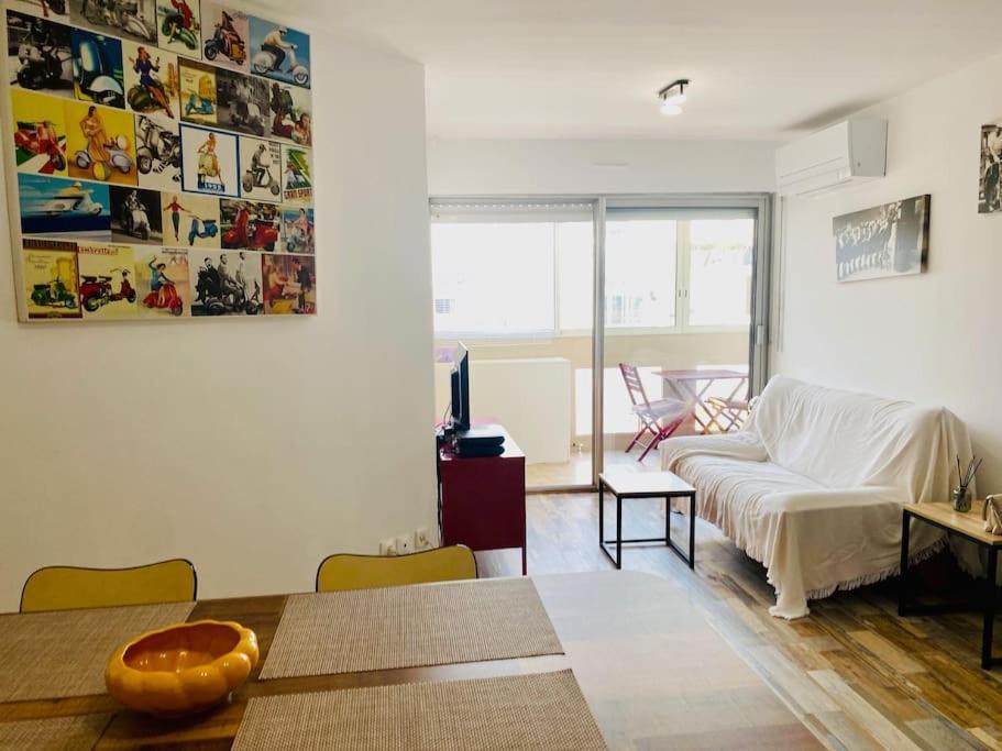 "Aladdin" Charmant T2 Centre Ville Avec Parking Et Clim Σετ Εξωτερικό φωτογραφία